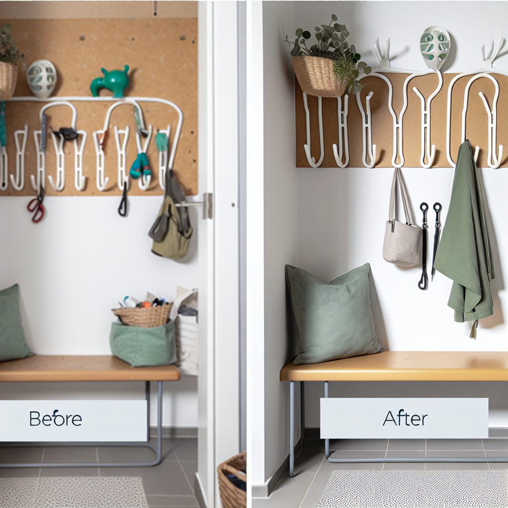 Before and after transformation